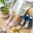 thumbnail image 5 of Worgeous  Indoor Slipper Summer Cotton Slippers Cute Microwavable Men and Women Lovers Navy, 5 of 8