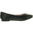 thumbnail image 2 of Little Angel Girls Britt-709E Leatherette Floral Velcro Mary Jane Strap Ballerina Flats, 2 of 4