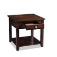 thumbnail image 3 of Topline Home Furnishings Table de bout traditionnelle marron, 3 of 5