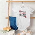 thumbnail image 4 of I'm Proof Daddy Cant Resist Lawyers Romper Boys or Girls Infant Baby Brisco Brands 12M, 4 of 6