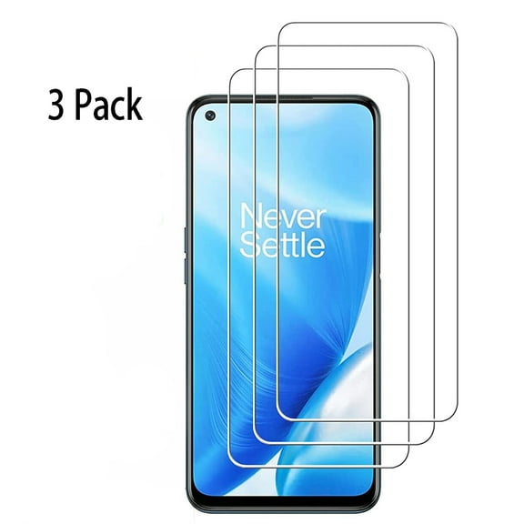 Dteck 3 Pack Tempered Glass Screen Protectors for OnePlus Nord N200 5G, 9H Hardness, Case Friendly, Transparent