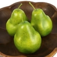 thumbnail image 3 of Fake Fruit Artificial Realistic Lifelike Decorative Foam Fruits & Vegetables for Hand Made Home, Kitchen, Party Decor (6pcs Green Pears), 3 of 7