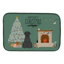 Giant Schnauzer Christmas Everyone Dish Drying Mat