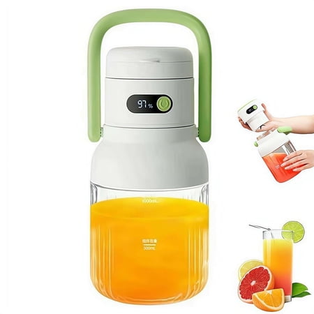 Portable Blender,Portable Personal Blender for Smoothies & Shakes, 33oz Wireless Juicer Cup,18000RPM Cordless ElectricBlender,Leakproof Lid with Sip Spout,USB-C Rechargeable,With Digital Display