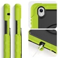 thumbnail image 6 of Case for Samsung Galaxy Tab S11 2025 with Screen Protector, 360 Degree Rotating Kickstand Hand Strap Heavy Duty Shockproof Cover with Shoulder Strap, Lime, 6 of 7