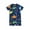 Dark Blue, variant on Musuos Toddler Boys One-Piece Swimsuit, 1-5T Summer Short Sleeve Cartoon Animal Sun Protection Bathing Suit