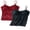 black+red(2pack), variant on 2 Pack Women's Lace Camisole Vest - Breathable Spaghetti Strap Tank Top Basic Cami Undershirt Tops Seamless Beauty Back Top with Built-in Bra, M-2XL