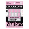 L.A. Colors Nails On! Nail Tips, Jawbreaker, 13 Pieces