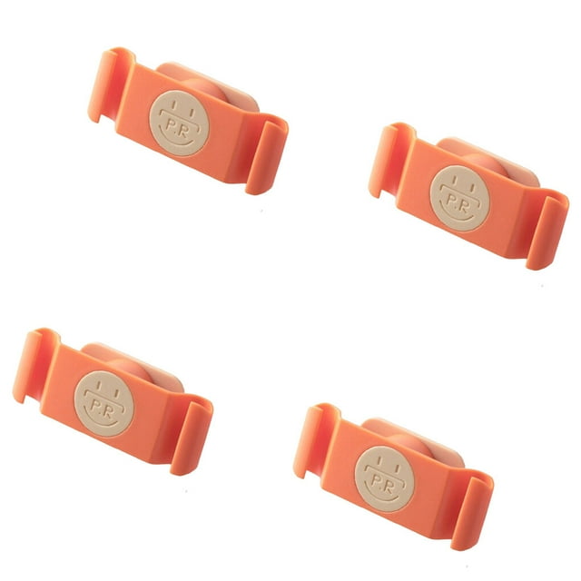 Billuyoard Paquete de 4 electrodomésticos de cocina montados en la pared, organizador de cables, horno microondas, freidora de aire, enrollador Almacenamiento y organización del hogar Naranja