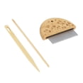 thumbnail image 1 of Weaving Loom Comb Kit, Elegant Wooden Loom Comb Durable Portable  for Making DIY Crafts, 1 of 7