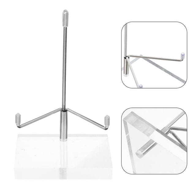 BALAHAPY Soporte Metálico Multifuncional Para Exhibición De Minerales Y Con Base Estable Y Sofisticado