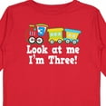 thumbnail image 4 of Inktastic 3rd Birthday Train Boys Long Sleeve Toddler T-Shirt, 4 of 5