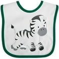 thumbnail image 3 of Inktastic Zebra Boys or Girls Baby Bib, 3 of 4
