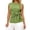 Green, variant on Bow Tie Front Asymmetrical Short Sleeve T Shirt Slim Fit Basic Top For Casual Wear plus Size Womens Turtleneck Long Sleeve
