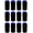 Black, variant on Blank Foam Collapsible 16 oz. Can Coolie (Black, 12 Pack)