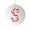 S, variant on Christmas 26 Letters Candy Cane Hanging Ornaments, Acrylic Christmas Tree Candy Cane Alphabet Decoration Pendant, Christmas Candy Cane Ornament Xmas Tree Hanging Decor, 3.9 Inch
