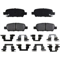 Rear Brake Pad Set - Compatible with 2004 - 2014, 2016 - 2022 Nissan Maxima 2005 2006 2007 2008 2009 2010 2011 2012 2013 2017 2018 2019 2020 2021