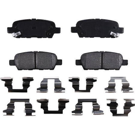 Rear Brake Pad Set - Compatible with 2014 - 2015 Nissan Rogue Select