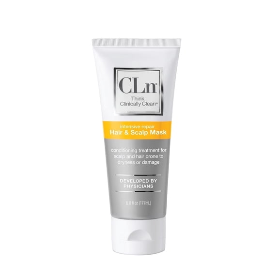 CLn Hair & Scalp Mask Conditioner, Deep Conditioning Hair Mask for Dry & Damage Prone Hair, Paraben-Free, 6 fl oz