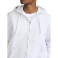 thumbnail image 4 of Champion Men’s Powerblend Full-Zip Hoodie with “C” Logo, Standard Unisex Fit, Midweight Fleece, Sizes S-XXL, 4 of 9