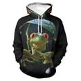 thumbnail image 3 of Sudadera con capucha con gráfico de rana arbórea divertida para hombres, camisetas con estampado 3D, novedad en sudaderas con capucha, ropa de mujer, moda Harajuku y2k, jersey, 3 of 5