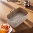 thumbnail image 3 of Freyers Aire Freñador Insertar Plato Rectángulo Airfryer Bandeja para Hornear Freidora Silicona Antig Ticken Antiadherente Accesorios Sartén, 3 of 9