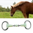 thumbnail image 2 of Broca de Anillo de Caballo Duradera, Herramienta de Entrenamiento de Caballos, Accesorios Ecuestres para Deportes Al Aire Libre, Equitación, Equipo de DYNWAVEMX bocado de caballo, 2 of 6