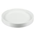 thumbnail image 1 of Uxcell Round Ceramic Plant Pot Saucer Flower Drip Tray for Gardening White 20cm, 1 of 6