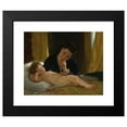 thumbnail image 2 of William Bouguereau 14x12 Black Modern Framed Museum Art Print Titled - Young Mother Contemplating Her Child (1871), 2 of 5