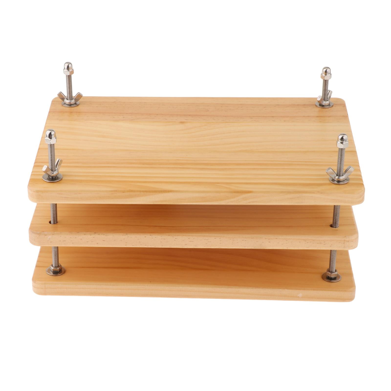 Abbraccia Wooden Book Presses, Book Binding Presses Manual Book Binding Tool for Home DIY Bookbinding, Tags Photo Albums, Scrapbooking