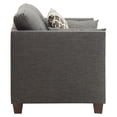 thumbnail image 5 of ACME Laurissa Track Arm Chair with Nailhead Trim in Light Charcoal Linen, 5 of 8