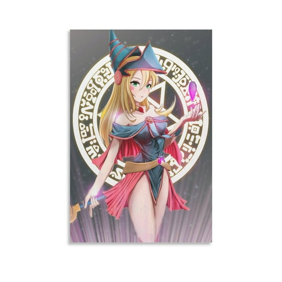 Dark Magician Girl Art Poster Poster Decorative Painting Canvas Wall Art Living Room Posters Bedroom Painting 12x18inch(30x45cm)