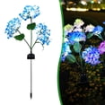 thumbnail image 1 of Hydrangea Lights 1Pack Garden Lights Outdoor Colorful LED Flower Light 10 15H Lighting Time Twinkling Tree Hydrangea Lights For Patio, 1 of 9