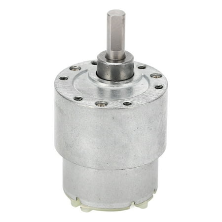 

Worm Gear Motor Self Locking High Torsion Adjustable Speed Reduction Turbine Electric Motor DC12V 50RPM