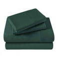 thumbnail image 3 of Superior 400-Thread Count Egyptian Cotton Deep Pocket Sheet Set Of 3 Pieces, Twin, Hunter Green, 3 of 9