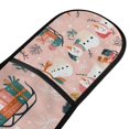 thumbnail image 4 of Yayeee Double Oven Mitt Kitchen Heat Resistant Baking 35" x7" Quilted Glove, Christmas Snowman, 4 of 6