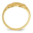 thumbnail image 2 of 14K Yellow Gold Ring Band Signet 7.0x7.0mm Closed Back Heart, Size 6, 2 of 5