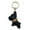 Black, variant on Fashionable PU French Bulldog Keychain Lovely Charm Key Holder Ornament Decors for Pet Lovers and Trendsetters