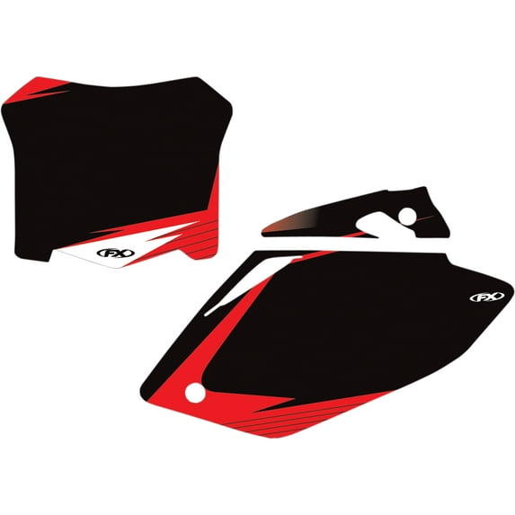 Factory Effex Graphic Number Plate Backgrounds Black 12-64320