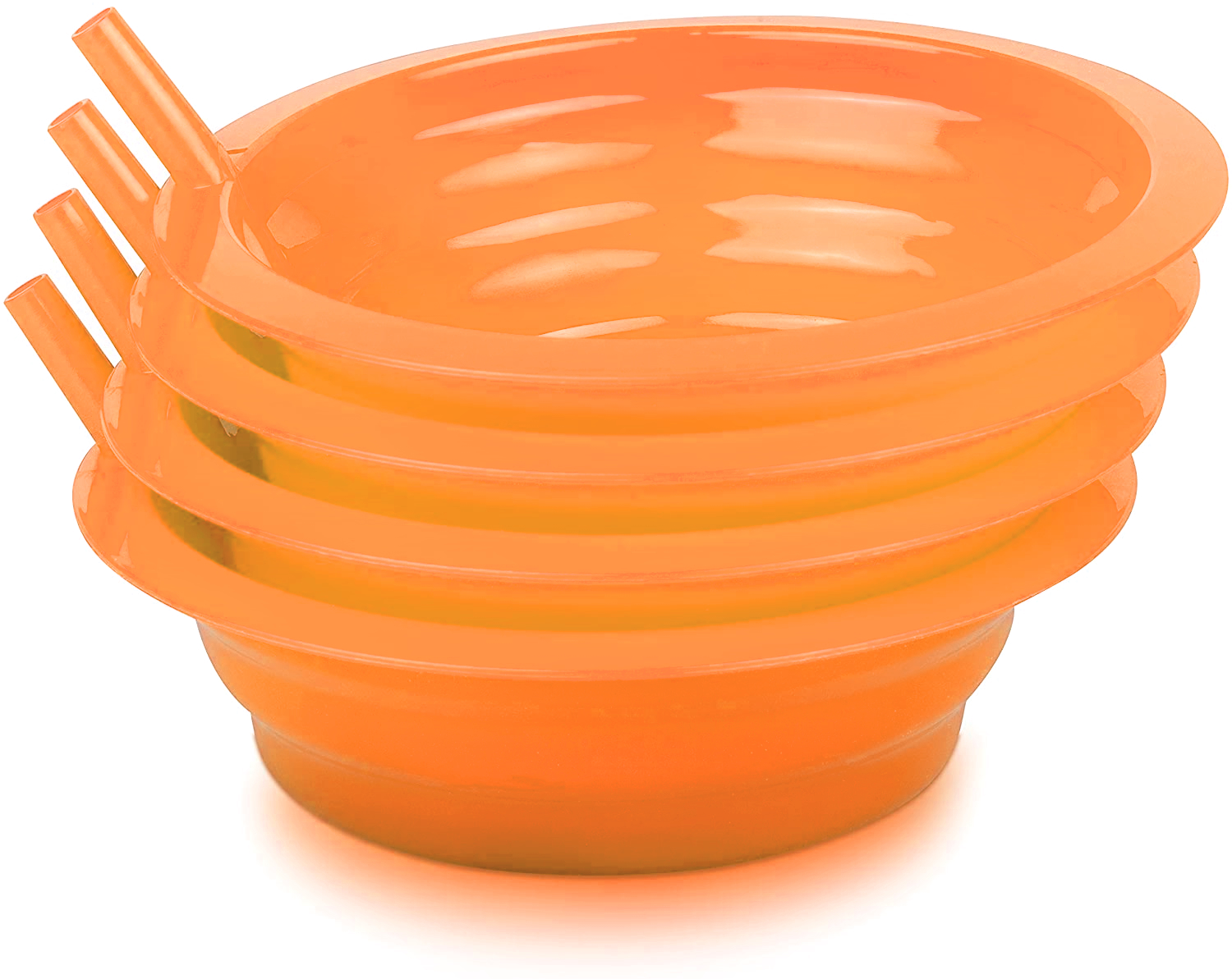 Cibi Cereal Bowls with Straws For Kids BPAFree 22 Ounce SipaBowl