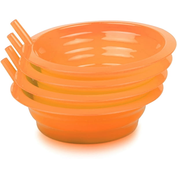 Cibi Cereal Bowls with Straws For Kids BPAFree 22 Ounce SipaBowl