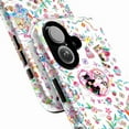 thumbnail image 2 of Cute Animal Doodles Phone Case, Colorful Whimsical Cats and Dogs Pattern, Fun and Playful Artistic Cover for iPhone 16 15 14 13 12 11 Pro Plus Mini, 2 of 6