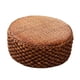 thumbnail image 2 of Cojín de asiento de ratán, cojín de tatami de ratán redondo hecho a mano, almohada de suelo de tatami para Color café, 2 of 9