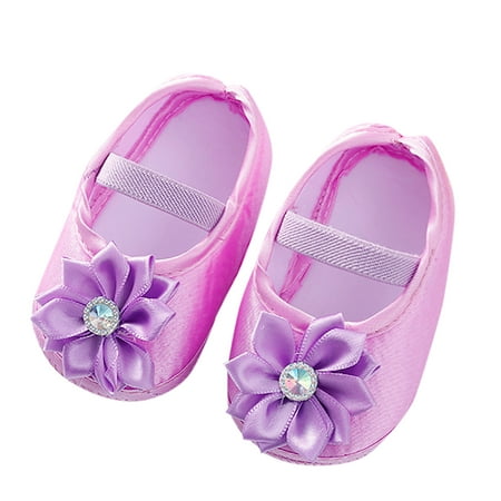 

TOWED22 Baby Girls Dancing Shoes Party Walking Shoes Girls Princess Dancing Shoes Toddler Kids Children First Walkers Shoes 5 Purple