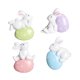 thumbnail image 3 of 4x Pegatizas de refrigerador en forma de huevo de Easter Bunny Decoraciones Adorables Pegatinas de refrigerador impermeables para el refrigerador para Con huevo, 3 of 8