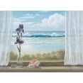 thumbnail image 2 of Janisse, Georgia 18x15 Gold Ornate Wood Framed with Double Matting Museum Art Print Titled - Irises on Windowsill, 2 of 4