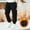b-Black1320461, variant on Hifoo Child Boys Winter Thermal Cargo Pants Loose Fit Casual Trousers Kids With Thick Fashionable And Slim Autumn Outdoor Play Comfort Cozy Slacks