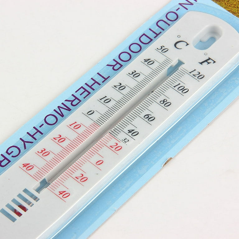 2Pcs Indoor Outdoor Jumbo Thermometer Temperature Wall Hanging Room Sensor  40Cm
