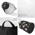 thumbnail image 2 of Balery Pink Sleeping Fox Cesta de ropa redonda con asas, impermeable, independiente, para ropa, juguetes, dormitorio y familia-Medium, 2 of 6