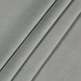thumbnail image 5 of Eclipse Luxury Cotton Velvet 100% Blackout Rod Pocket Back Tab 96" x 50" Curtain Window Panel in Dark Grey, 5 of 7